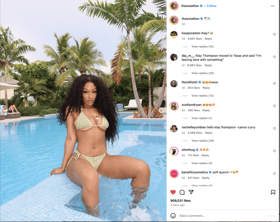 Power couple alert: Megan Thee Stallion and Klay Thompson